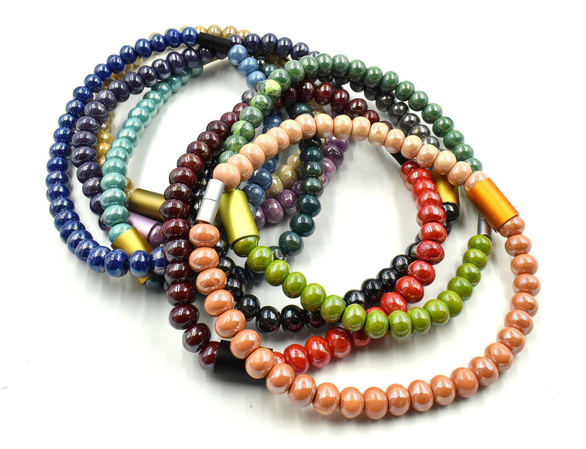 CERA MOTION AN. ALUMINIUM CERAMIC ELEMENTS NECKLACE K2294 ...
